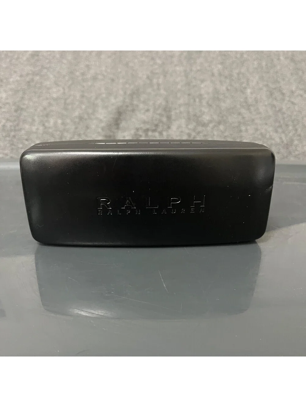 Ralph Lauren Hard Shell Designer Eye Glass Black Clam Shell CASE ONLY 6